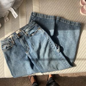 High Rise Wide Leg Cargo Pants